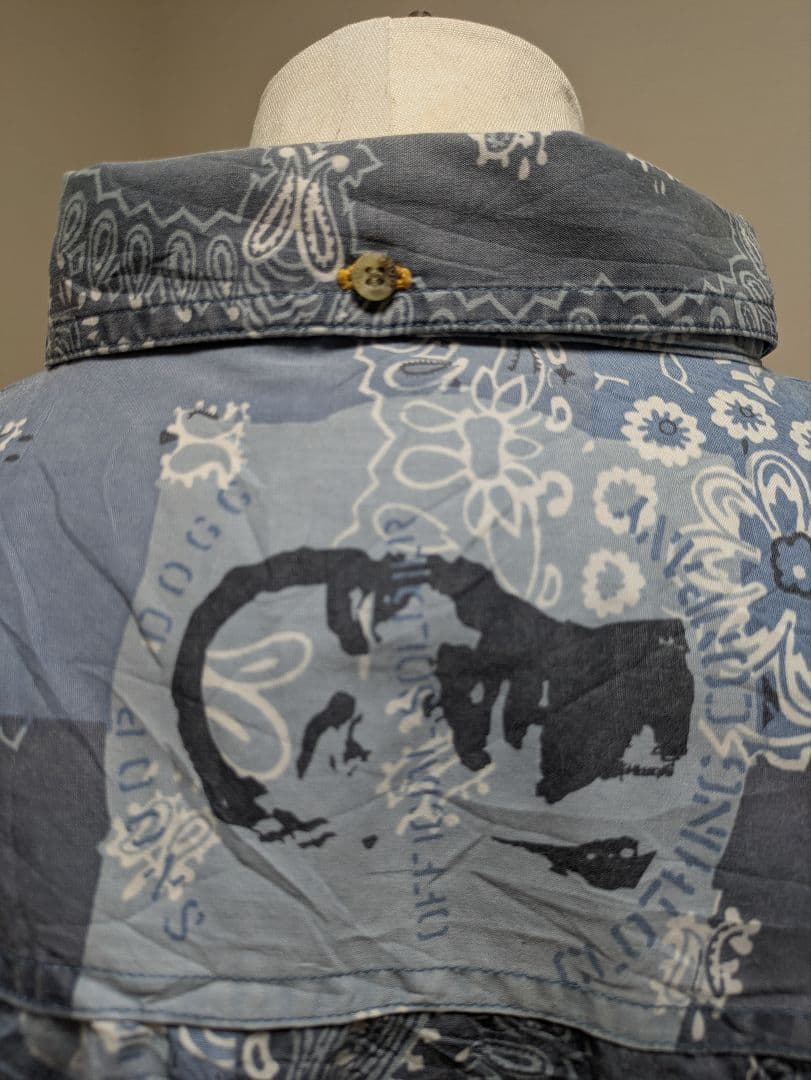 SnoopDogg　バンダナ柄シャツ　スヌープドッグ　総柄