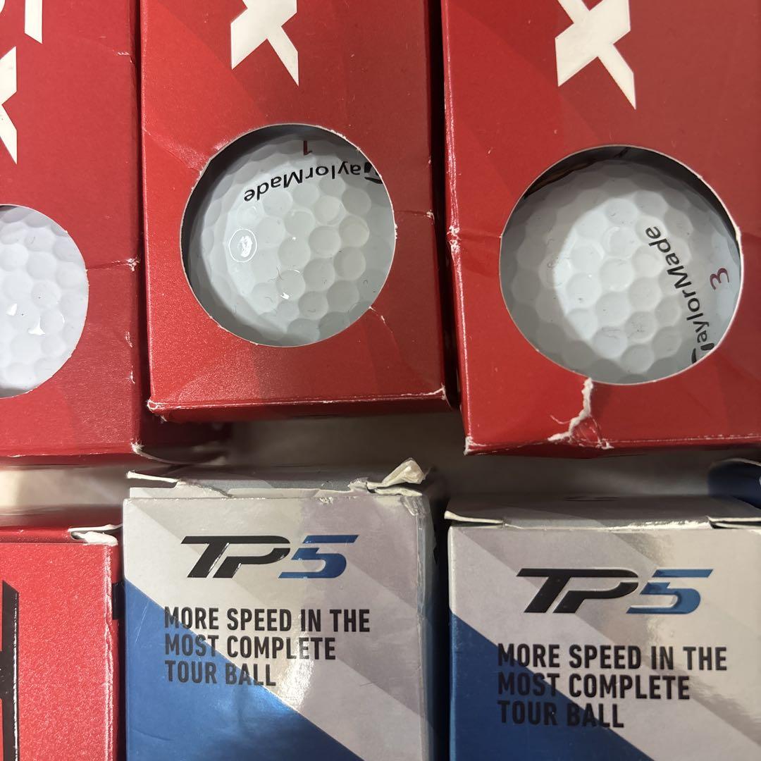 TaylorMade TP5X ゴルフボール 15個とTP5ゴルフボール9個
