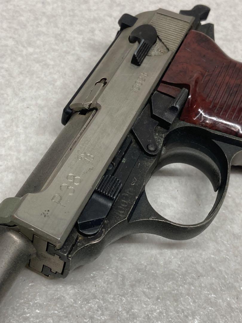 マルシン　ワルサーP38 モデルガン シルバー　ルパン 未発火)マルシン ワルサーP38 シルバー コマーシャル モデルガン