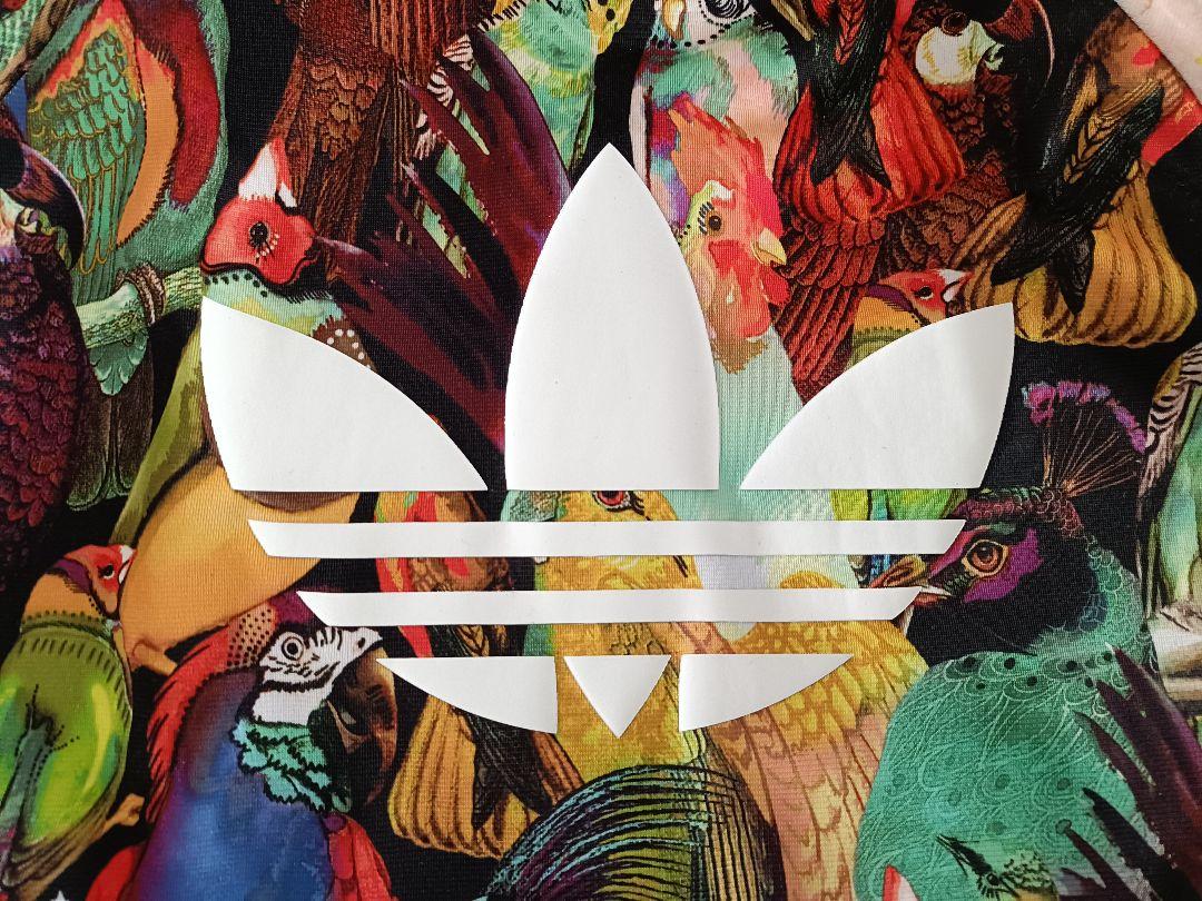 adidas カラフルな鳥プリントジャージ adidas オリジナルス カラフル 鳥 プリント ジャージ M トップス