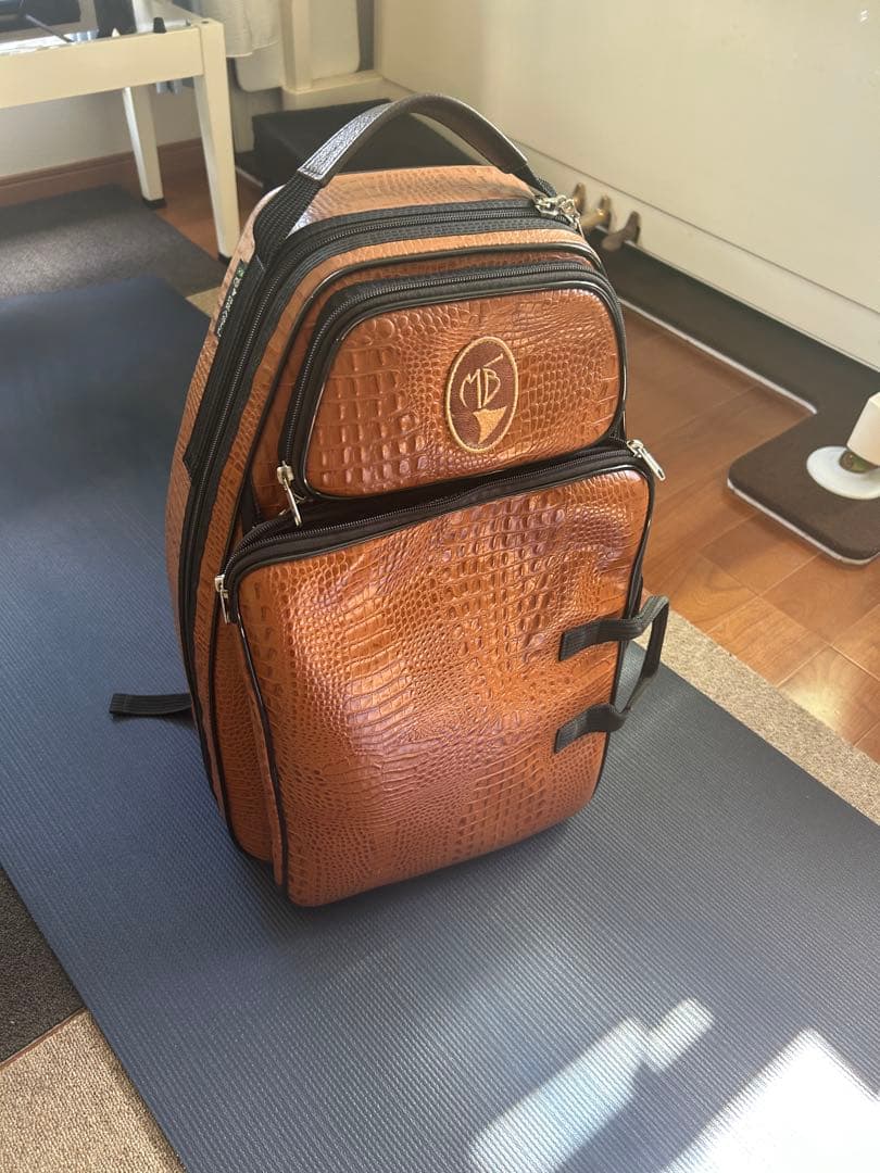 クロコ調オールレザーブラウン目立った傷や汚れなし