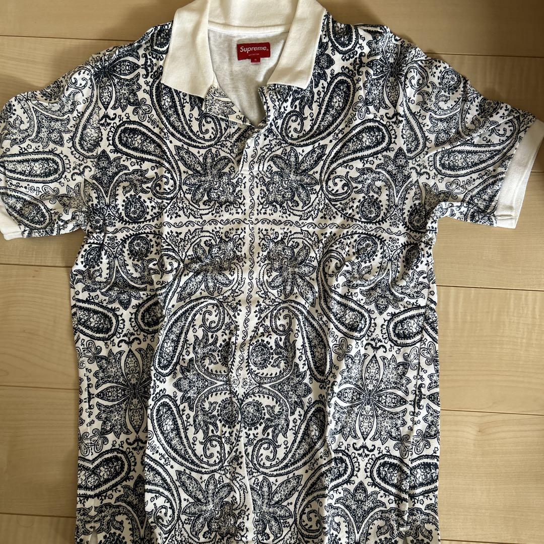 supreme ペイズリー　シャツトップス
