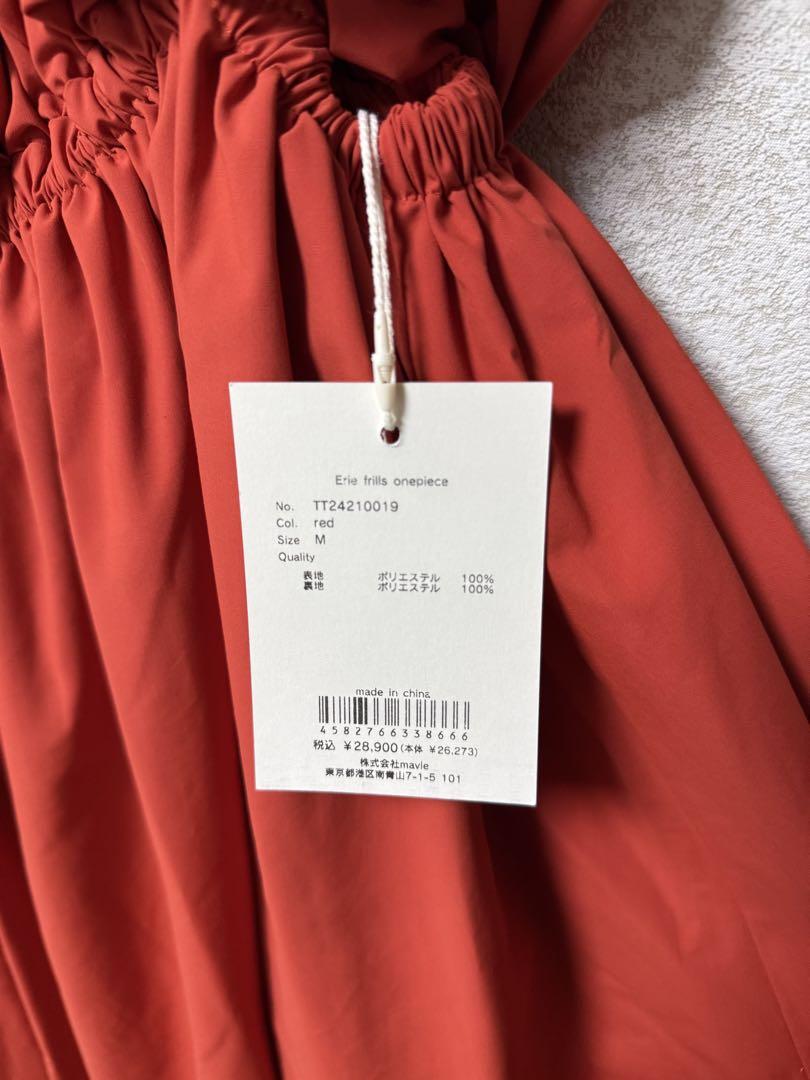 THE TOÉ Erie Frills Onepiece red