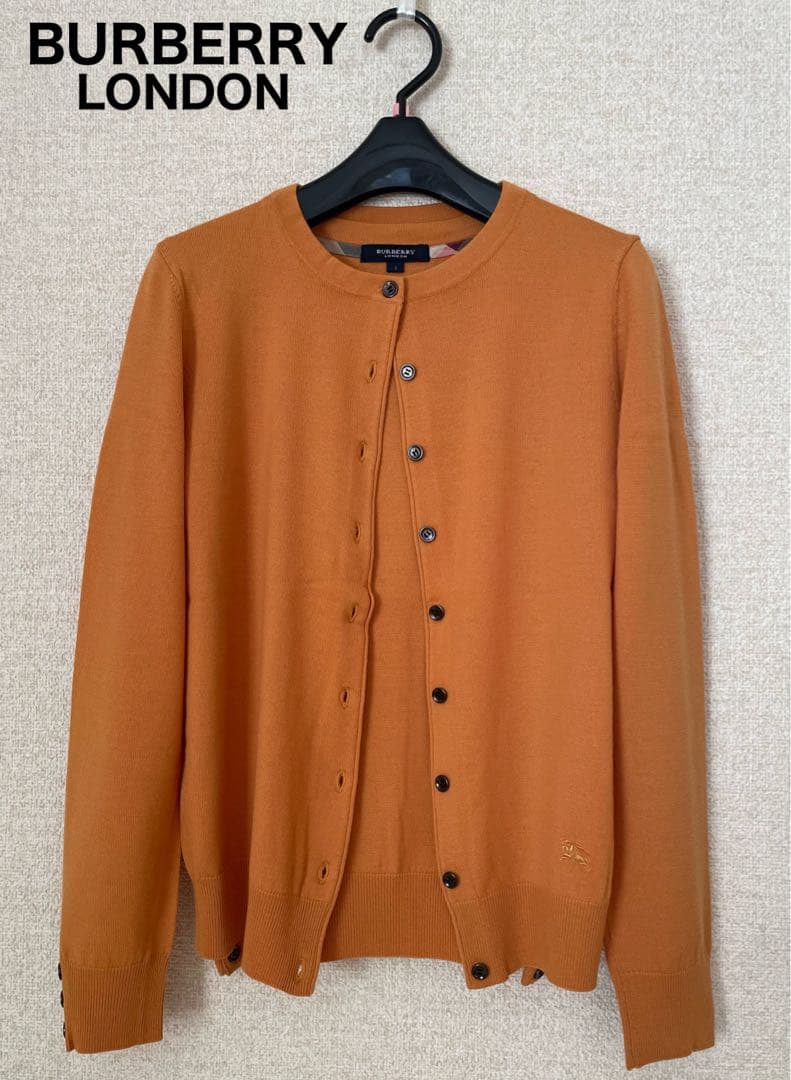 【極美品】BURBERRY LONDON バーバリーニットアンサンブル