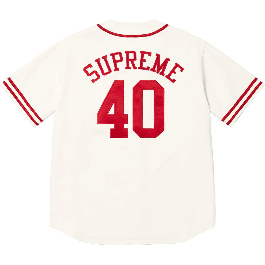 トップス Supreme/40 Acres Twill Baseball Jersey S