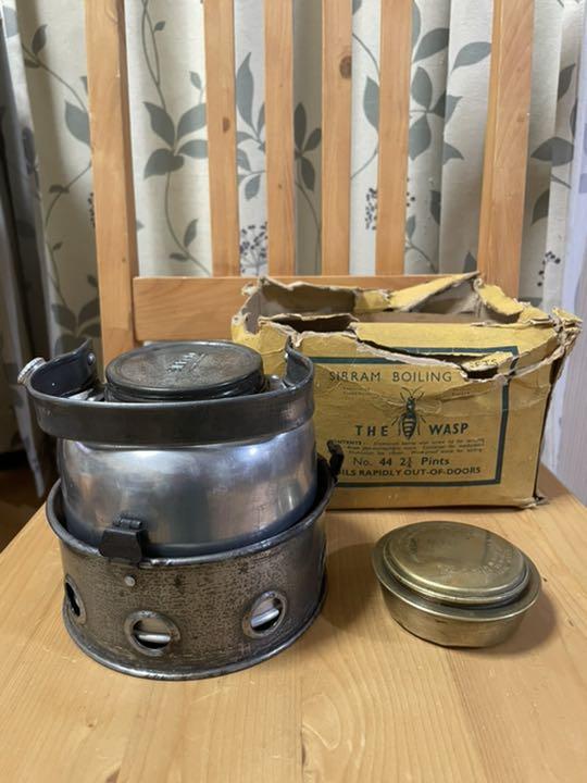 ヴィンテージ イギリス ピクニック ケトルセット - アウトドア ヴィンテージ イギリス ピクニック ケトルセット - アウトドア