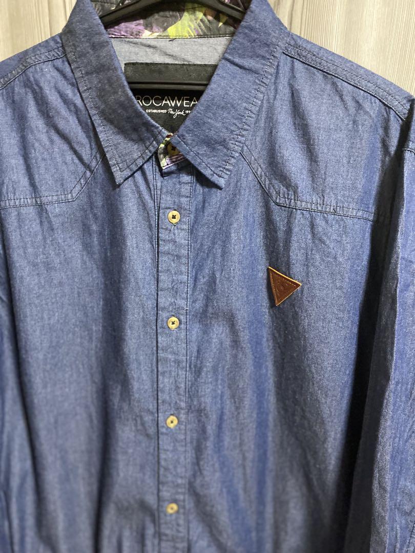 aa27 ROCAWEAR デニムシャツジャケット