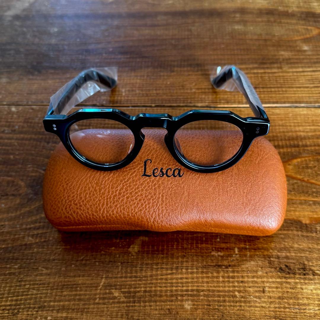 クラウンパント　黒ぶち眼鏡　レスカ　ギュパール　フレンチビンテージ