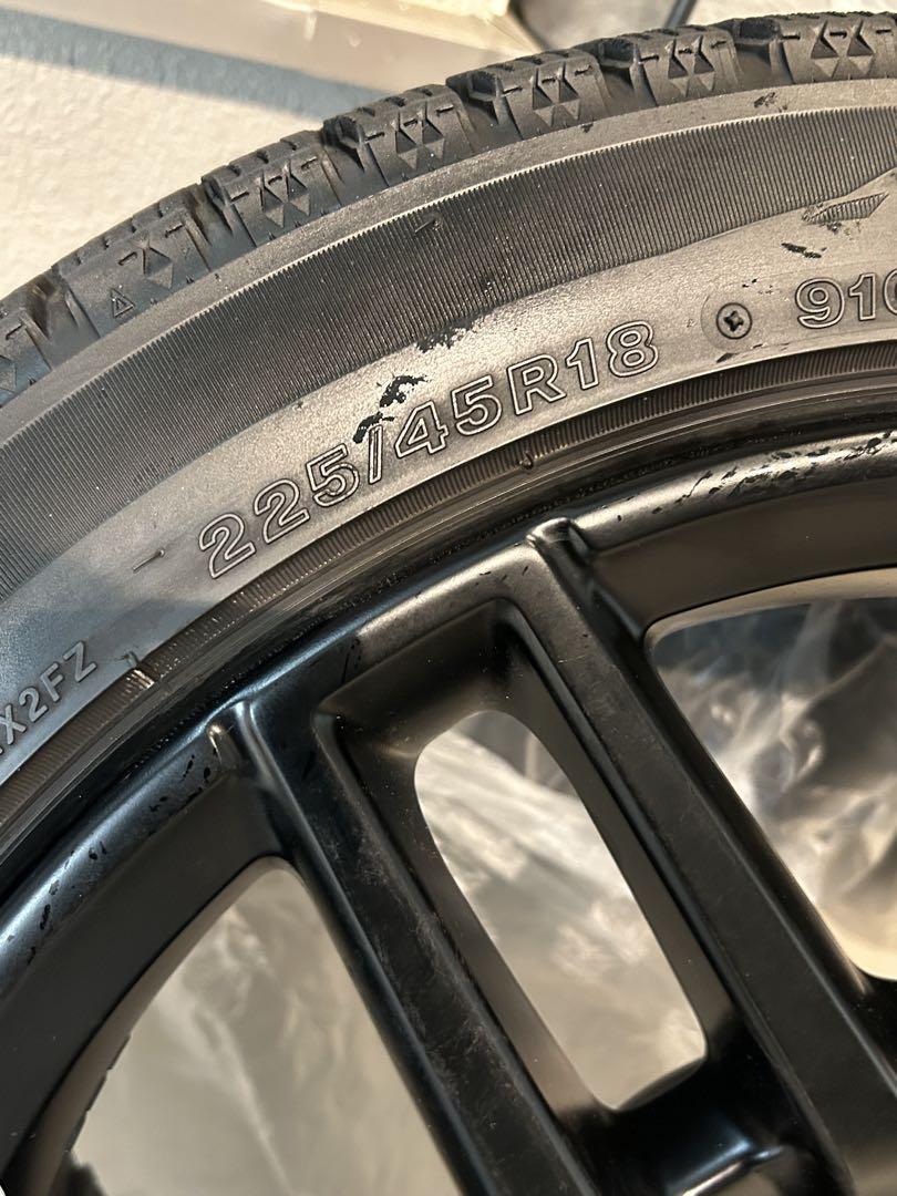 メルセデス・ベンツAMG 18インチ ホイール 4個　スタッドレスタイヤ
