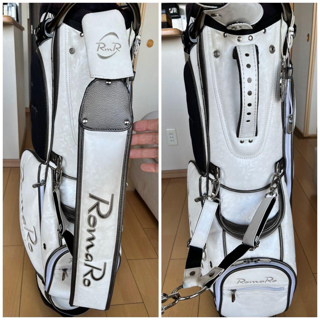 希少良品ROMARO ロマロ 3点式スタンド式キャディバッグ 高級感 プロモデル 希少良品ROMARO ロマロ 3点式スタンド式キャディバッグ 高級感 プロモデル