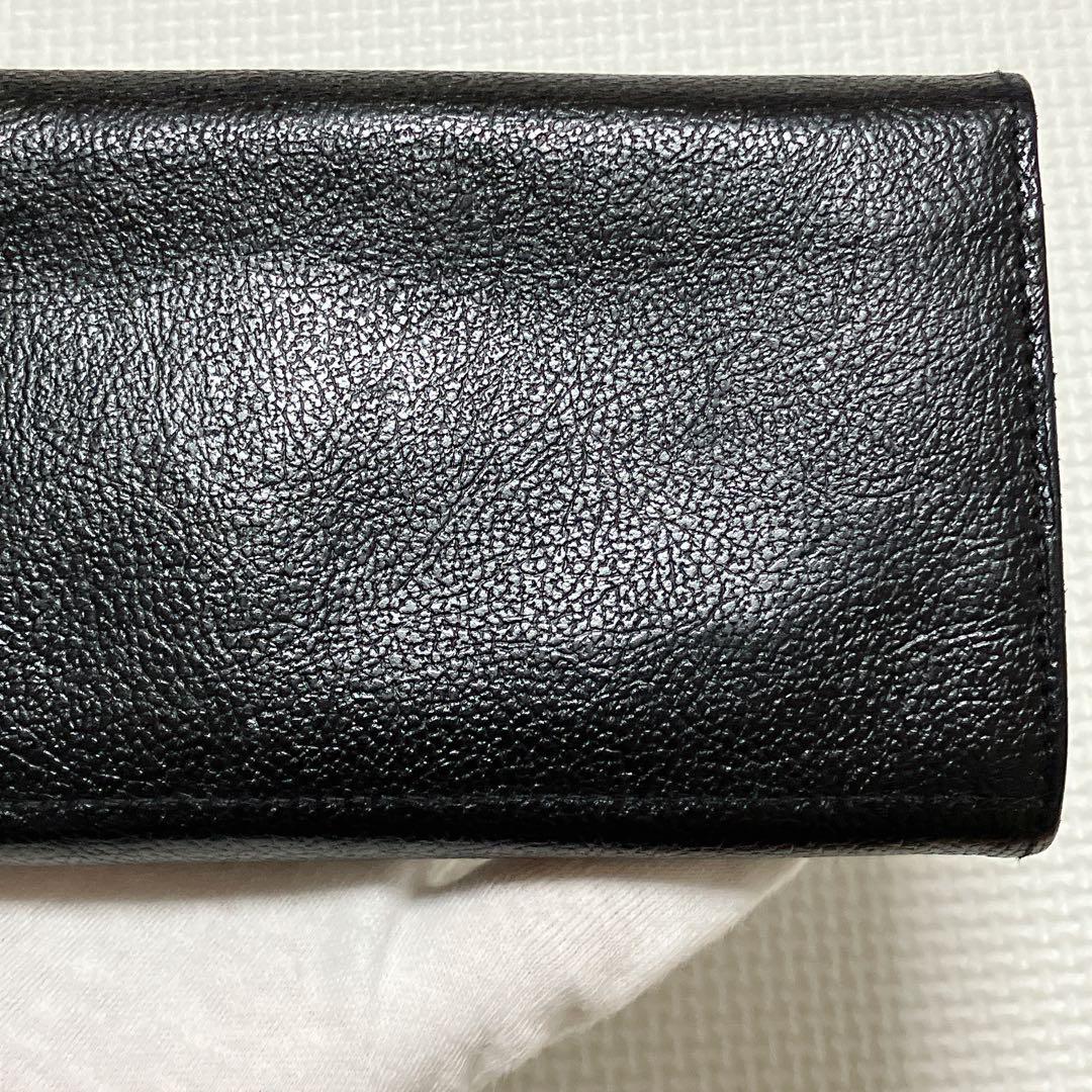 未使用　IL BISONTE イルビゾンテ　レザー長財布 ブラック　黒