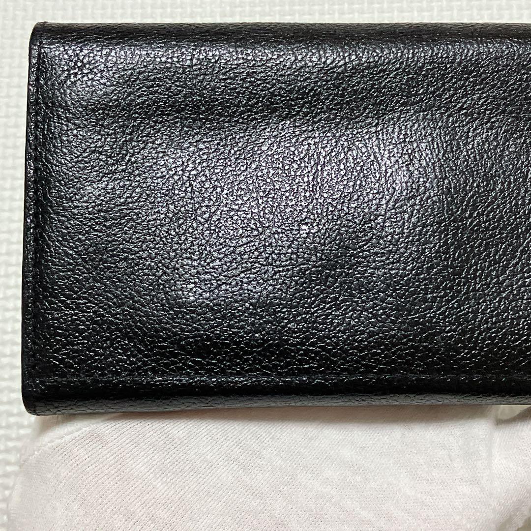 未使用　IL BISONTE イルビゾンテ　レザー長財布 ブラック　黒