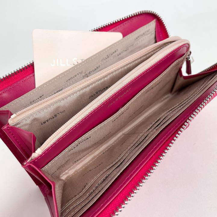 新品 ジルスチュアート 長財布 財布 レディース ピンク j2 Lジップ