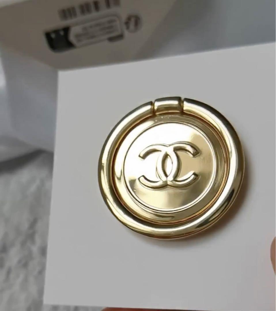 CHANEL ノベルティ スマホリング ゴールドリング - メルカリ
