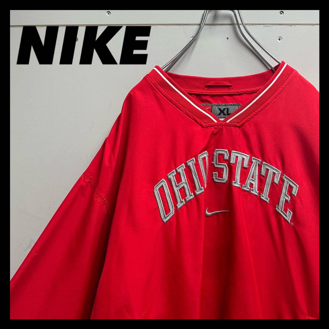 ゆるだぼ　NIKE ナイキ　OHAIO STATE ナイロンプルオーバー