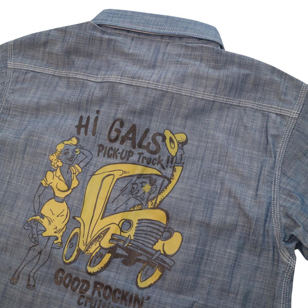 ピックアップ GOOD ROCKIN' PChTo-m87478033134 プリントワークシャツ サイズL 期間限定