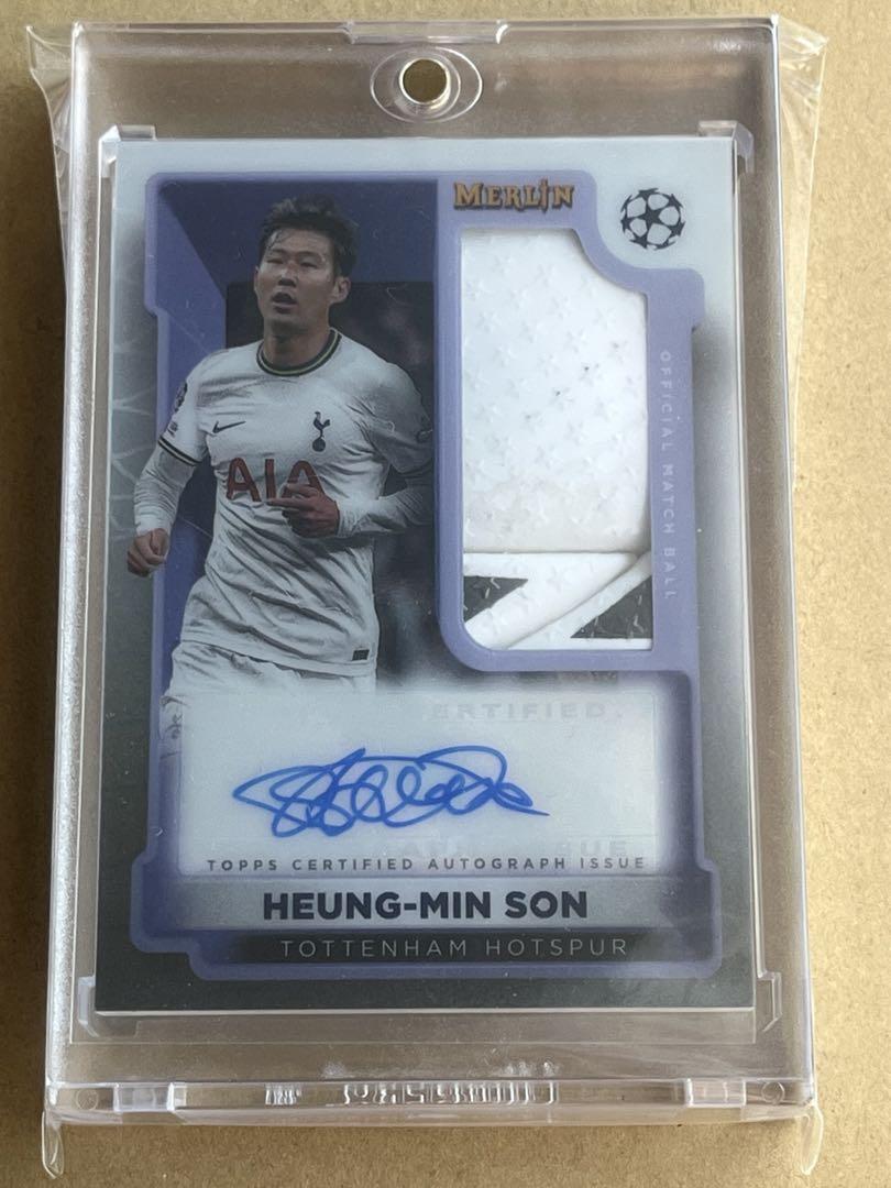 Topps merlin ソンフンミン サインカード