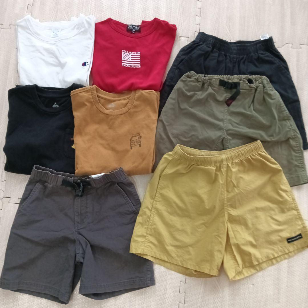 Tシャツ150 ハーフパンツ140　　　　　　男児夏服　8点まとめ売り