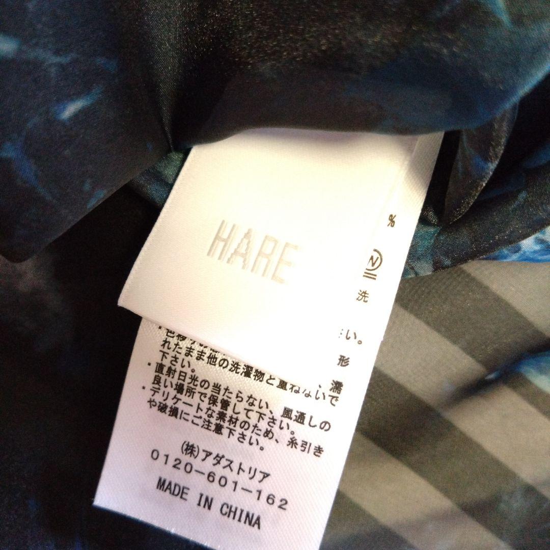 HARE 新作　アートフラワーシアーシャツ
