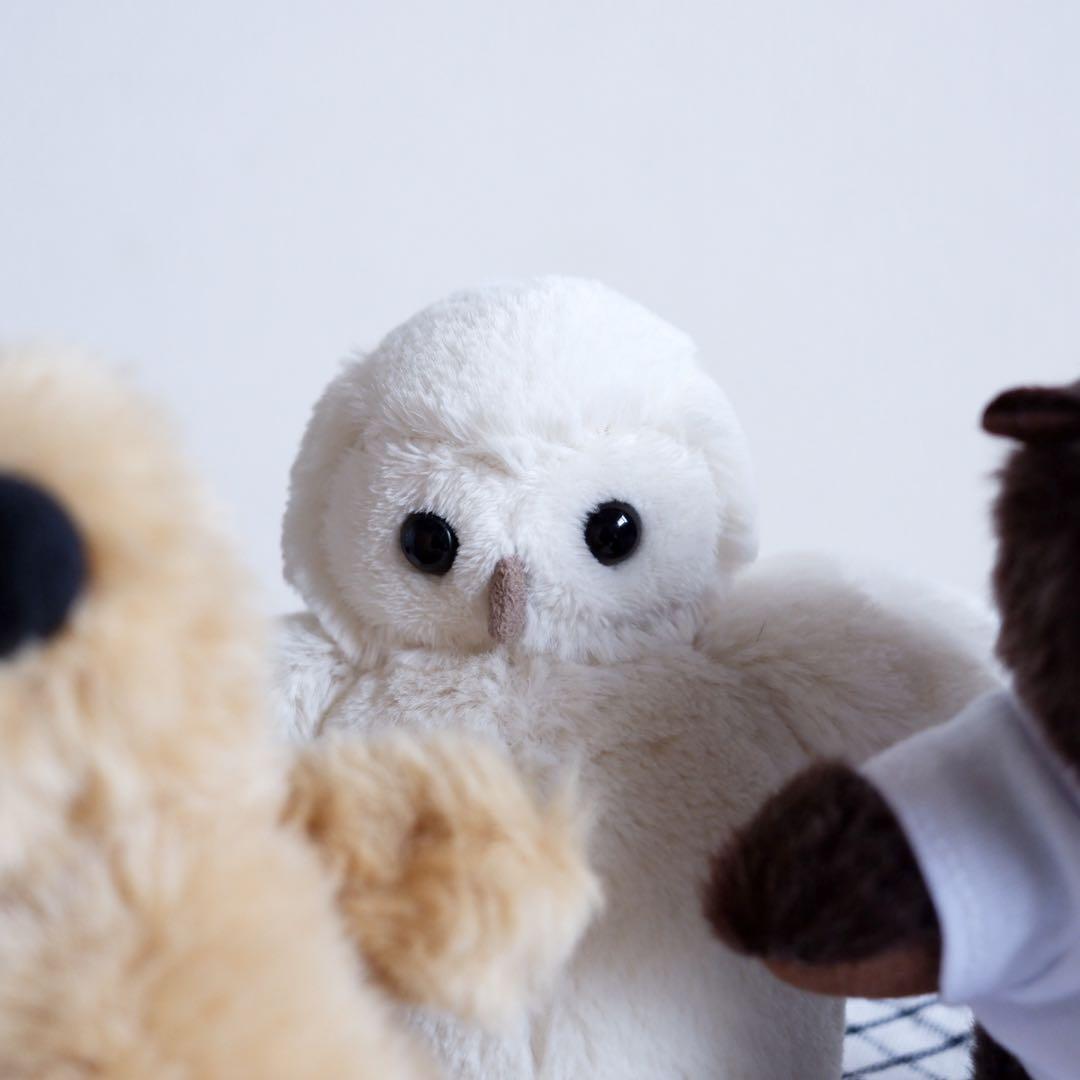 【レトロ】ふくろうとペンギンのぬいぐるみ3匹セット 昭和