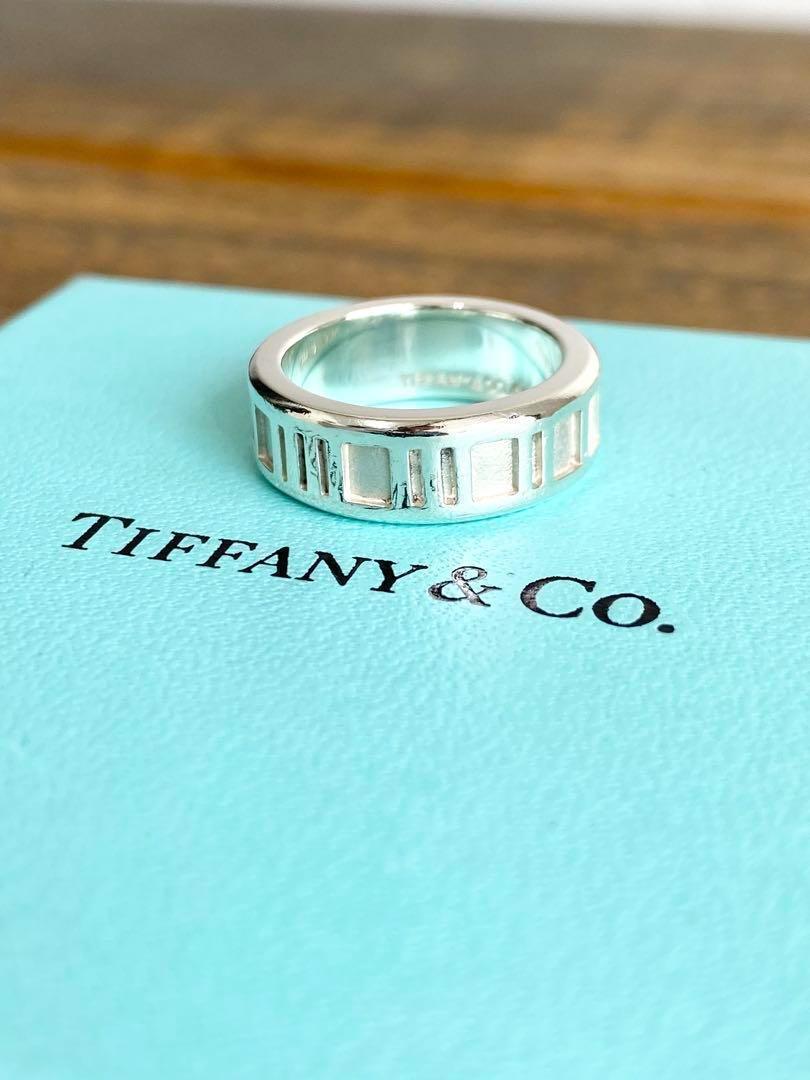 9号 TIFFANY ティファニー ナロー アトラス リング 指輪 Ag925