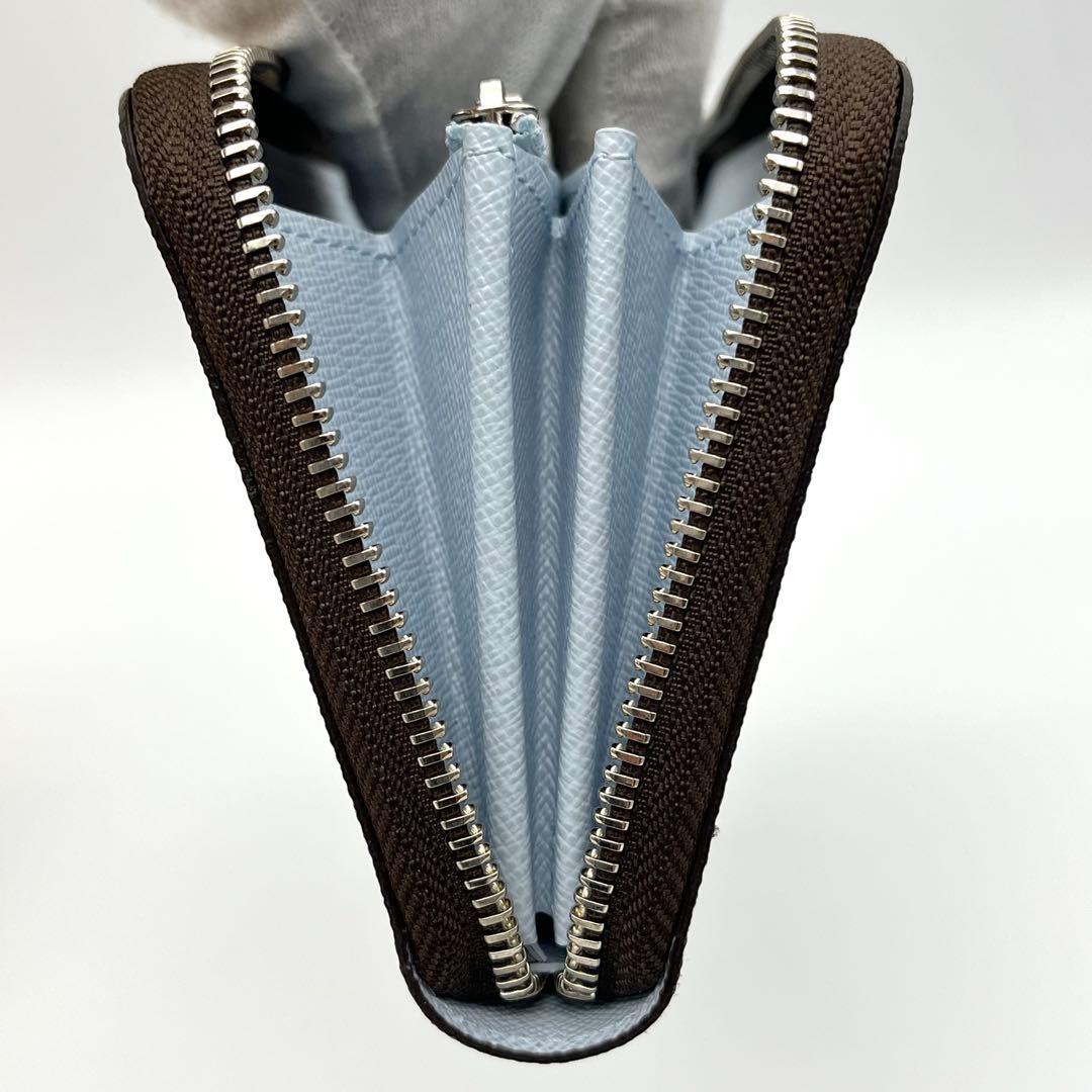 【美品】現行 ルイヴィトン ジッピーウォレット モノグラム ブルー 箱保存袋 【美品】現行 ルイヴィトン ジッピーウォレット モノグラム ブルー 箱保存袋