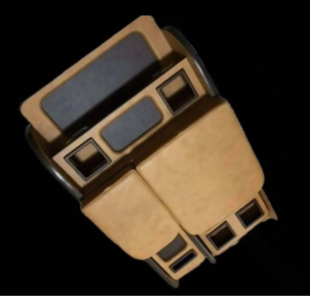 未使用品 flexフレックス ハイエースワイド クラシックコンソール キャメル