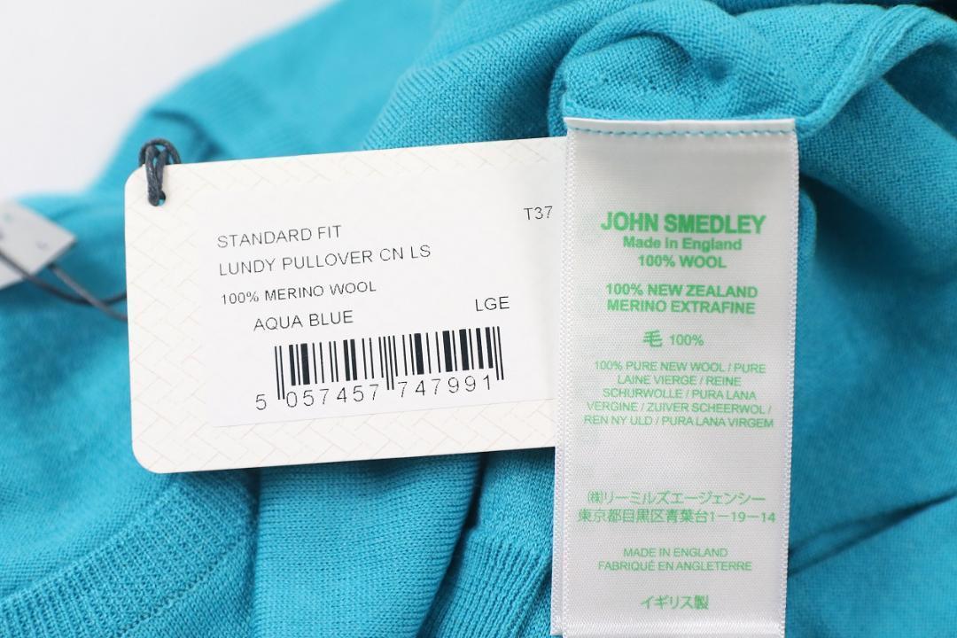 新品　John Smedley 最高級メリノウール 　Lサイズ