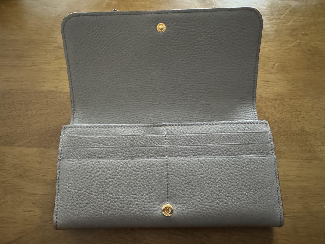 美品‼︎Chloé グレー レザー 長財布