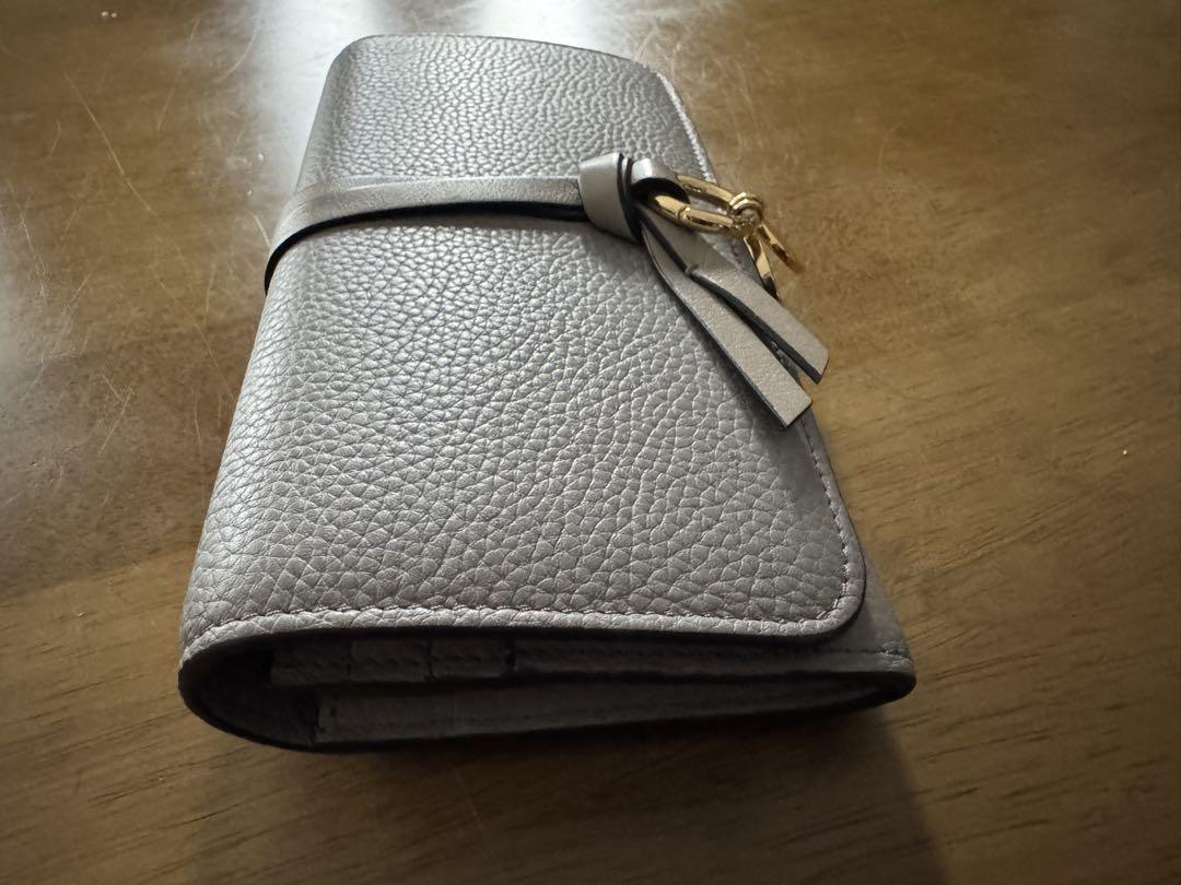 美品‼︎Chloé グレー レザー 長財布