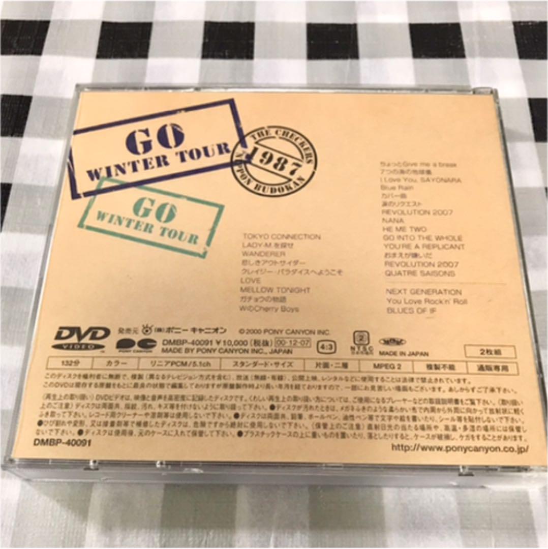 数量限定SALE GO チェッカーズ WINTER 【ノーカット盤】廃盤 TOUR ミュージック