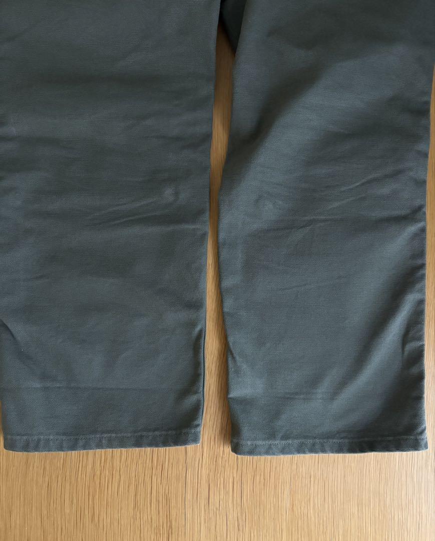 【美品】Carharttダブルニー B136 MOS W34 L32