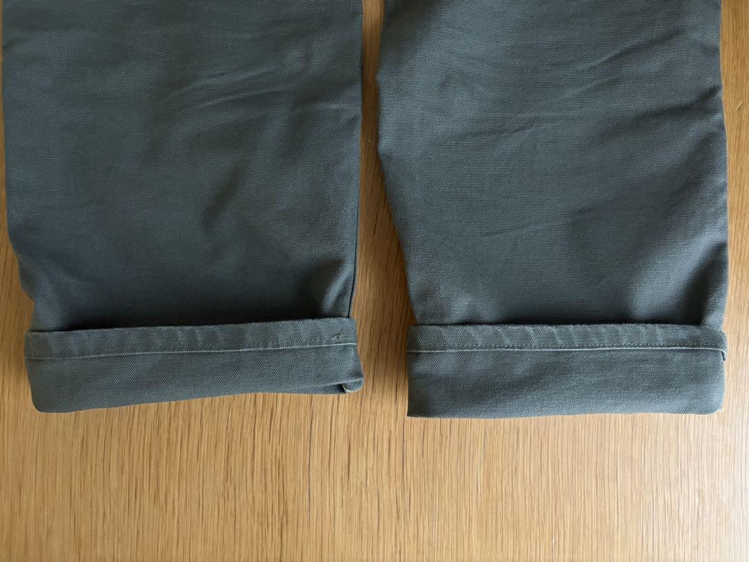 【美品】Carharttダブルニー B136 MOS W34 L32