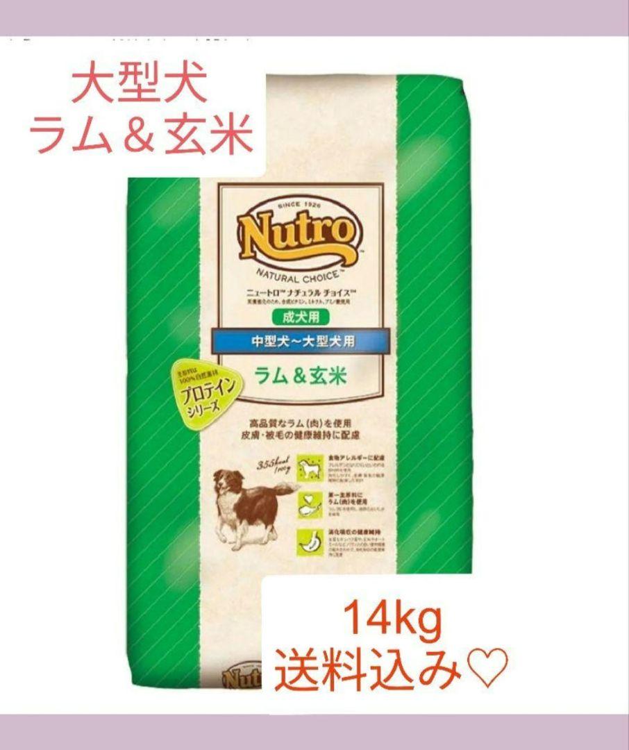 ニュートロナチュラルチョイス成犬ラム＆玄米　中型犬〜大型犬14kg　値下げ不可☆