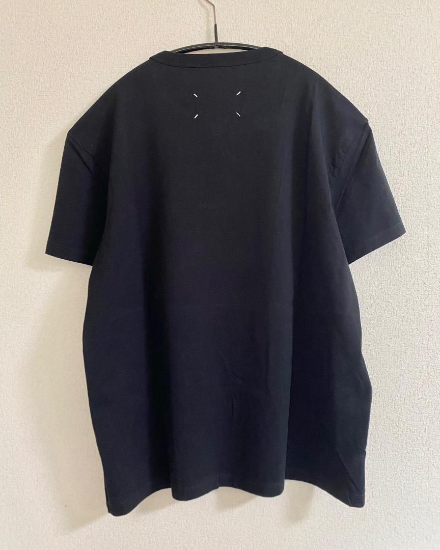 新品】MAISON MARGIELA マルジェラ 反転ロゴ刺繍 Tシャツ 48