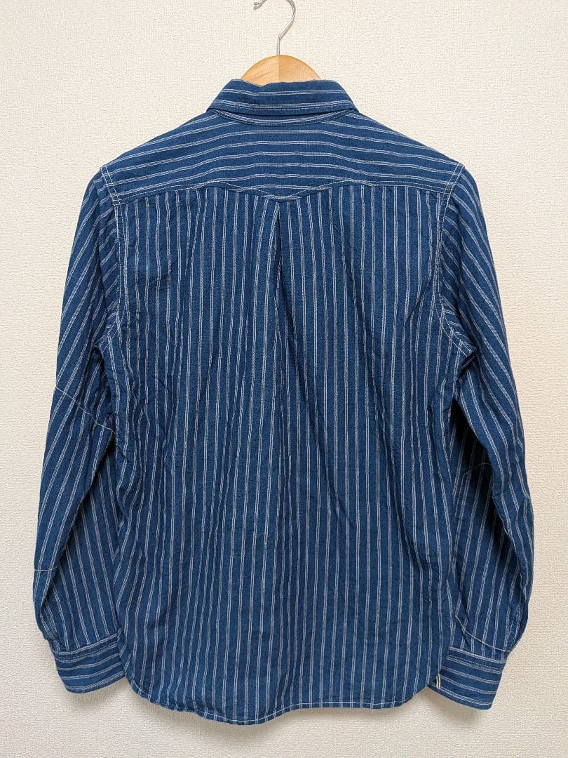 ストライプワークシャツS