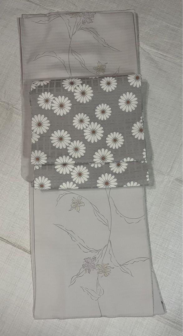 美品　高級　花柄　洒落袋　総柄　絹