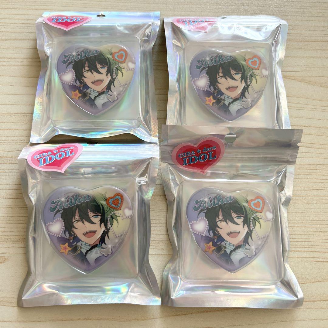 あんスタ 影片みか 誓約 ハート缶バッジ 中国グッズ 偶像夢幻祭