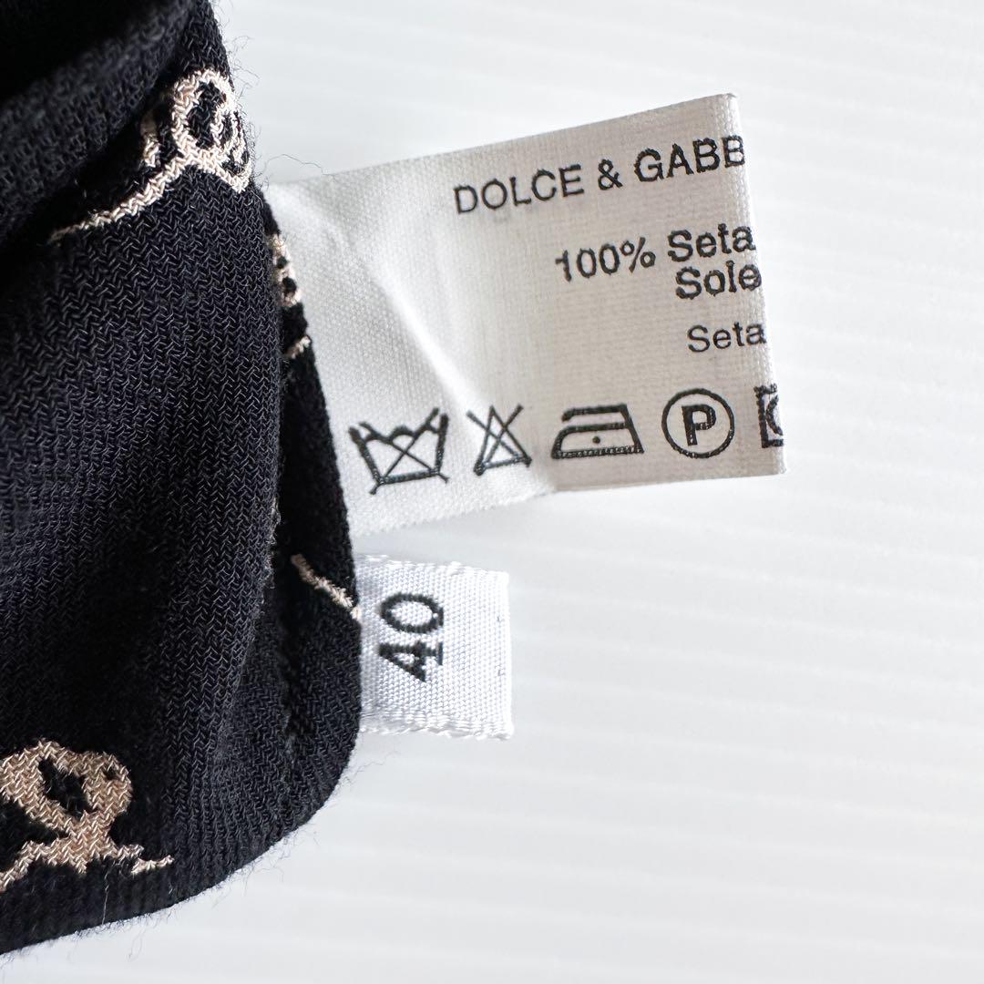 ドルチェ&ガッバーナDOLCE&GABBANA フローラルプリントシルク