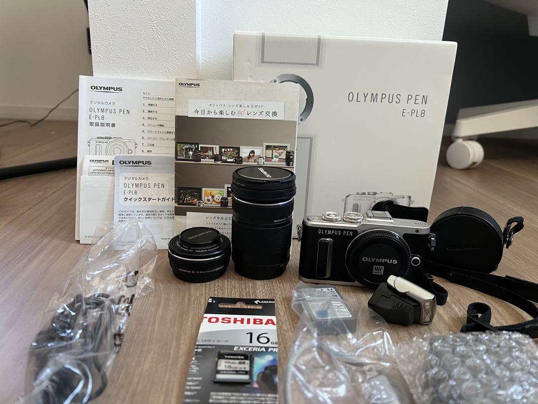 OLYMPUS PEN E-PL8 ミラーレス一眼カメラ