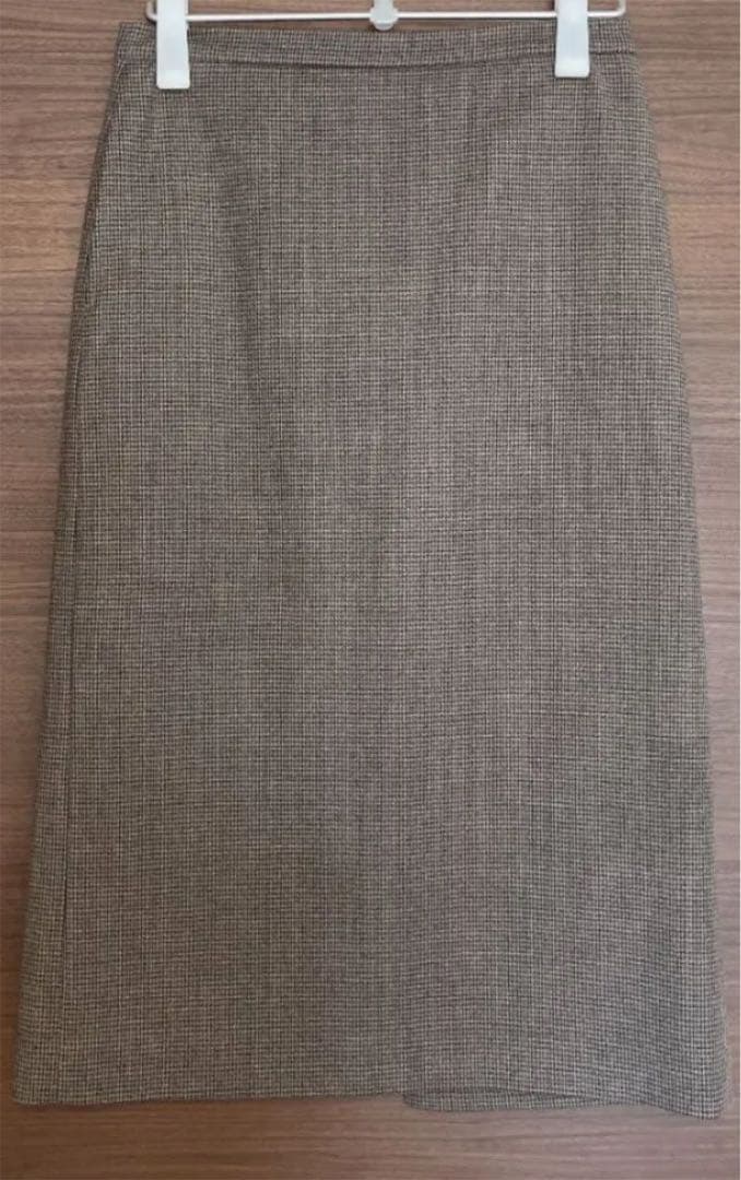 ロングスカート タイトスカート　チェック柄