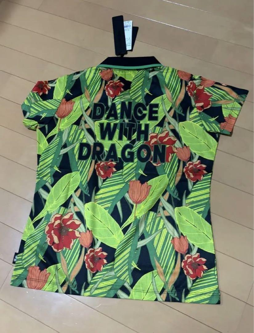 新品☆ダンスウィズドラゴン☆エキゾチックフラワープリント