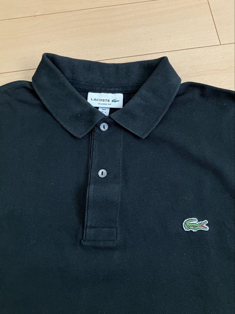 LACOSTE / L1212 ポロシャツ　ブラック　US L