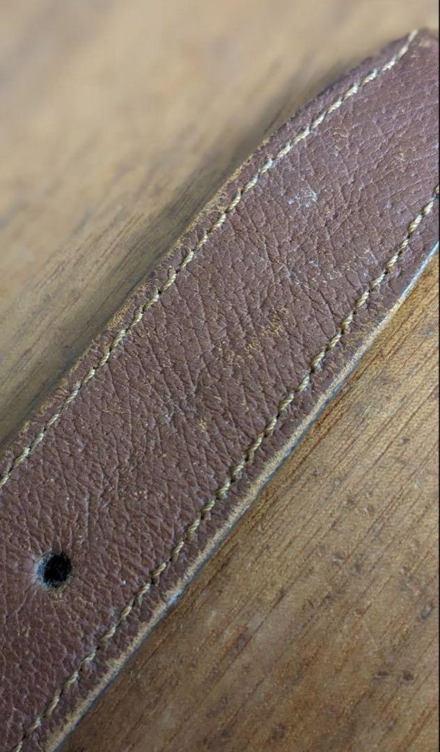 [LOUIS VUITTON] モノグラム　ゴールドバックルベルト