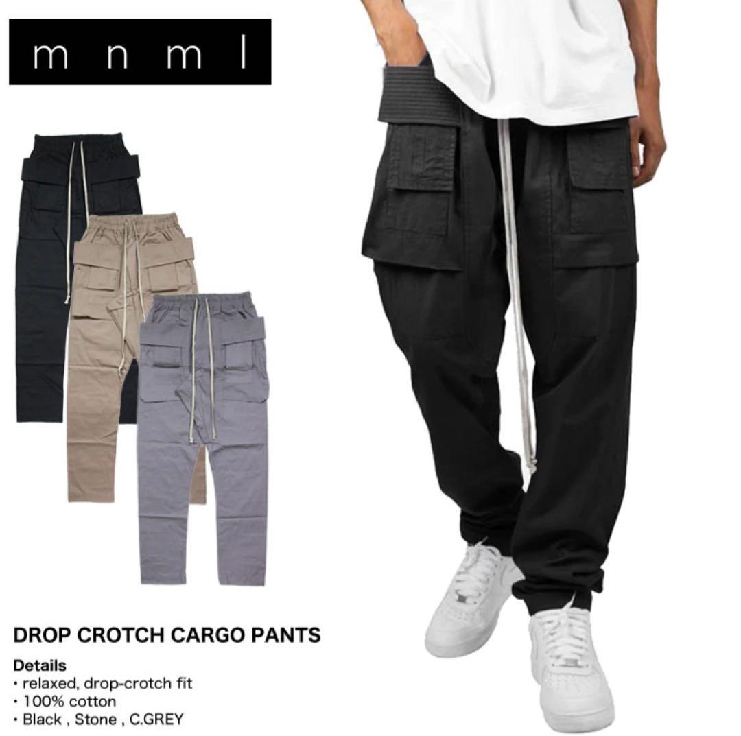 Mnml カーゴパンツ DankeSchon コーティングフラップパンツ
