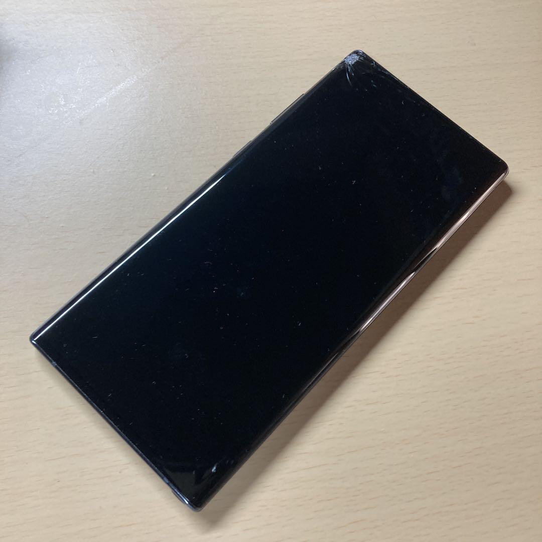Galaxy Note 10+ SC-01M画面割れあり 液晶不良あり ジャンク