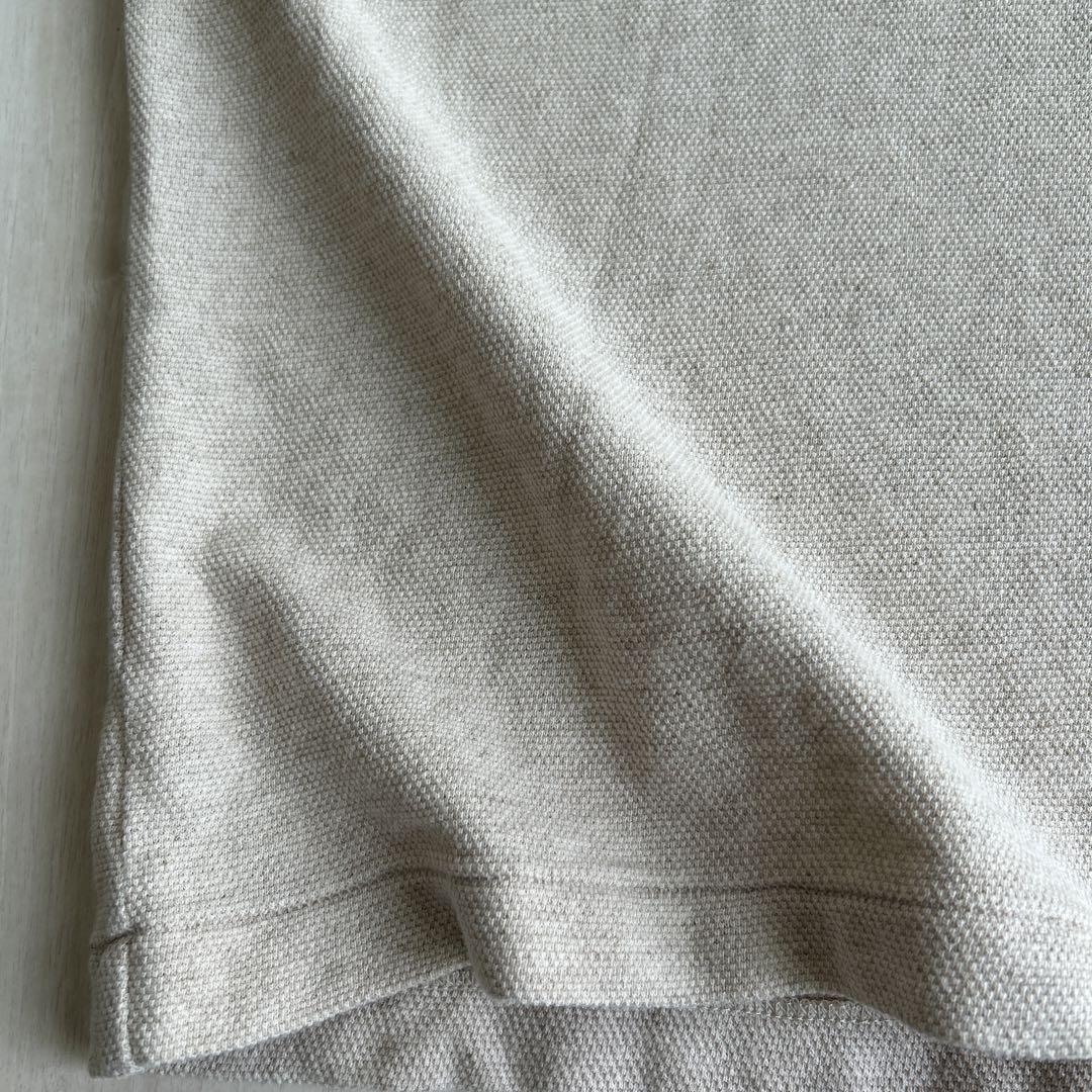 美品 yohaku わざわざ パン屋のTシャツ リネン 麻 日本製 ベージュ