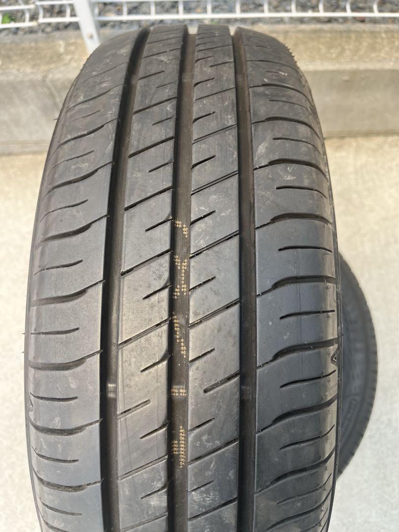 送料込み185/60r15グッドイヤー22年製造2本バリ山