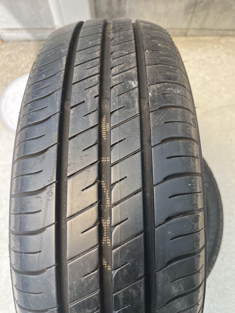 送料込み185/60r15グッドイヤー22年製造2本バリ山