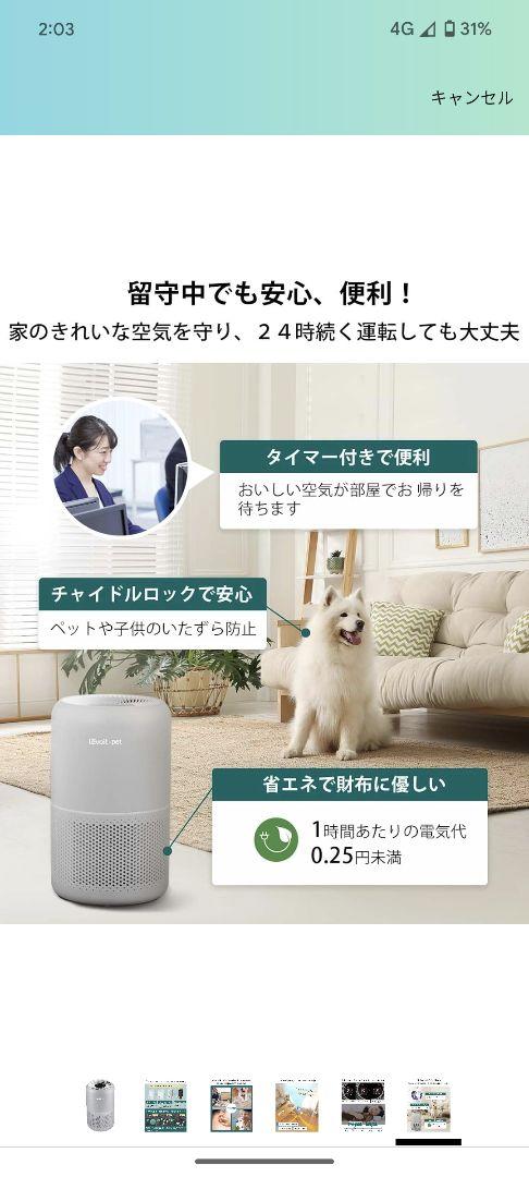 レヴォイト　ペット20畳　‎型番Core P350　説明書あり